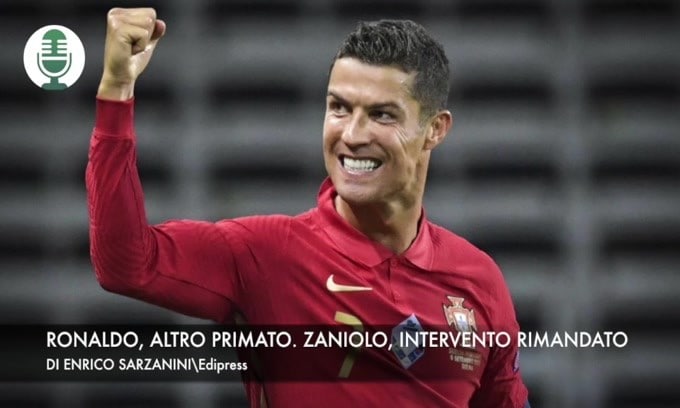 Ronaldo, un altro record. Zaniolo, operazione rinviata