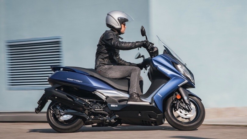 Kymco Downtown 350i TCS, la sicurezza al primo posto