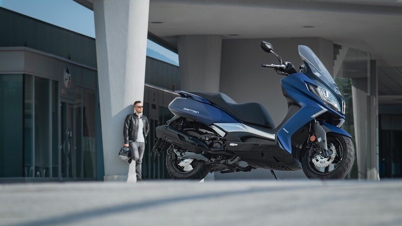 Kymco Downtown 350i TCS, la sicurezza al primo posto