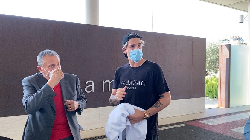 Roma, Zaniolo in partenza per l’Austria: eccolo a Ciampino
