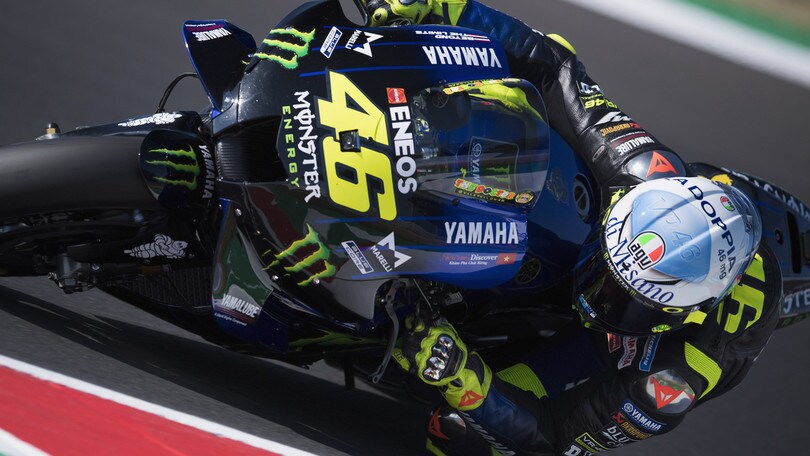 Gp San Marino: Nakagami il più veloce nel warm up, Valentino Rossi 14°
