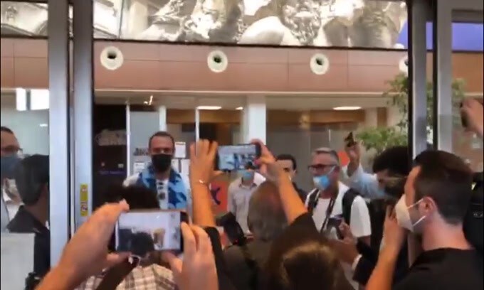 E' arrivato nella capitale Muriqi