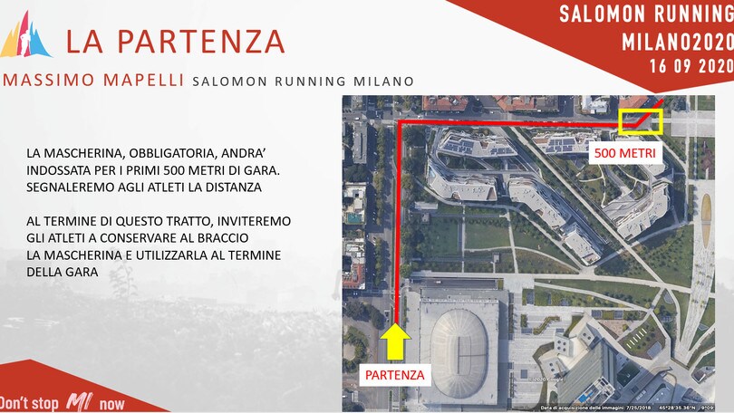 Salomon Running Milano propone tamponi ai partecipanti e agli addetti