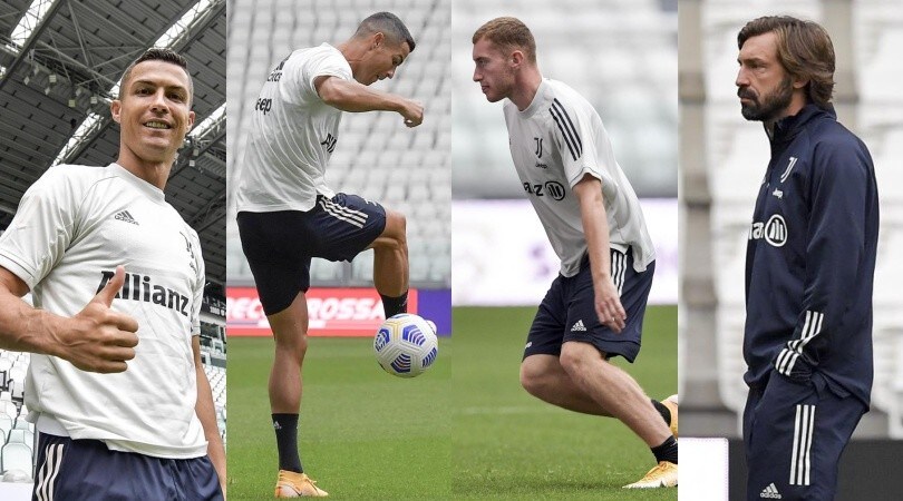 Juve, ci siamo: rifinitura e poi Sampdoria. Pirlo con Ronaldo e Kulusevski