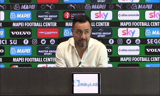 De Zerbi: "Mi aspetto un Cagliari aggressivo"