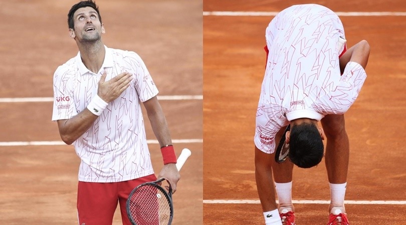 Djokovic, decima finale a Roma: mano sul cuore e inchino