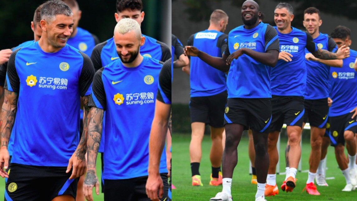 Inter, clima disteso in allenamento: quanti sorrisi