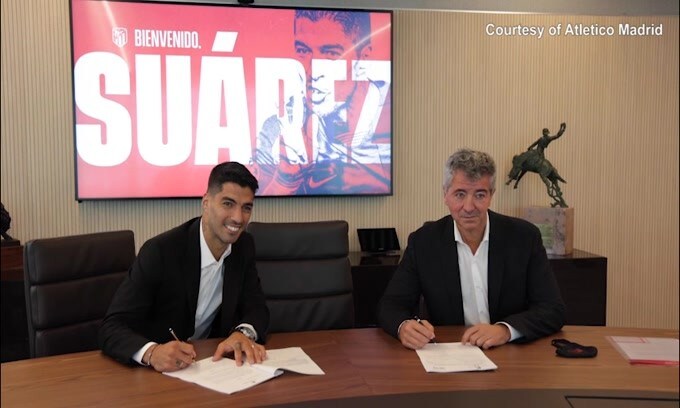Atletico Madrid, il primo giorno di Luis Suarez