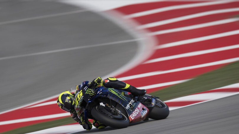 Gp Catalogna: Quartararo cade ma domina il warm up, Valentino Rossi 3°