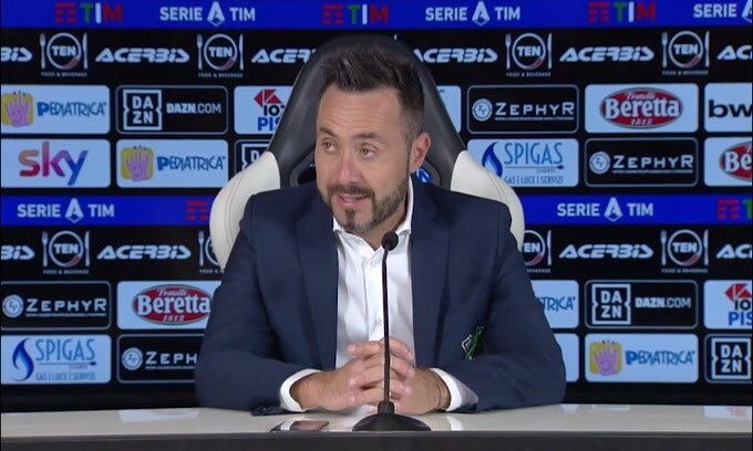 De Zerbi: "Potevamo ottenere un risultato ancora più largo"