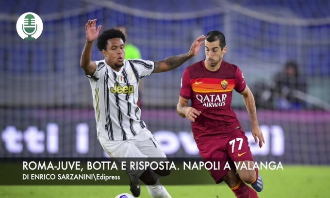 Roma-Juve, botta e risposta. Napoli a valanga