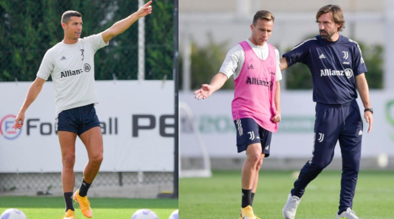 Juve: Ronaldo indica la via, Pirlo parla con Arthur