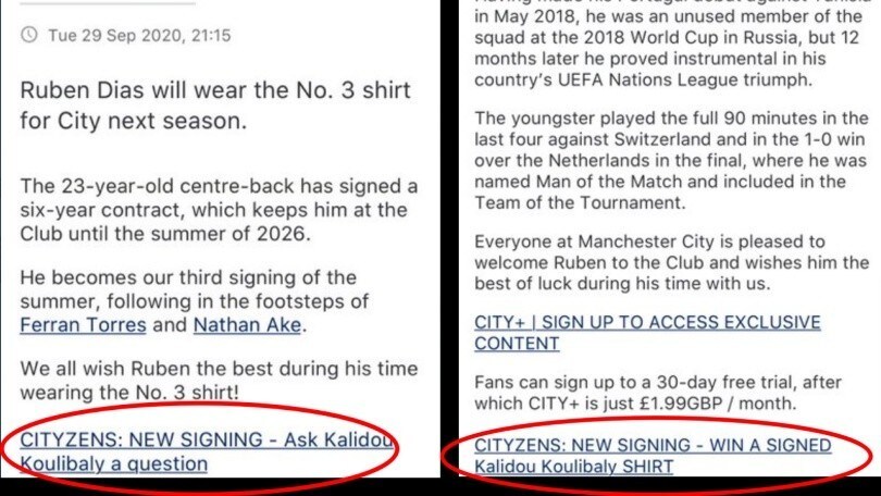 Giallo Manchester City, sul sito si può vincere la maglia autografata di Koulibaly!