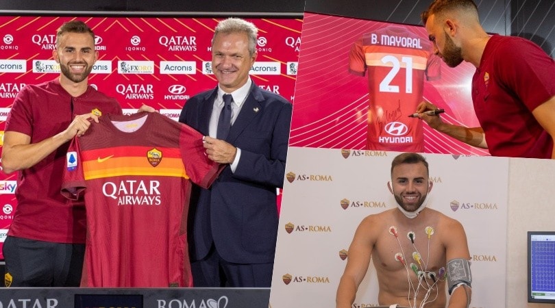 Roma, il giorno di Borja Mayoral: dalle visite alla presentazione