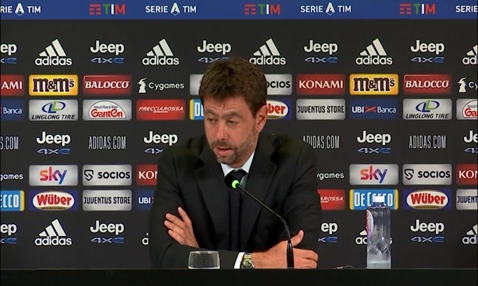 Agnelli: "Non ho sospetti sul Napoli"