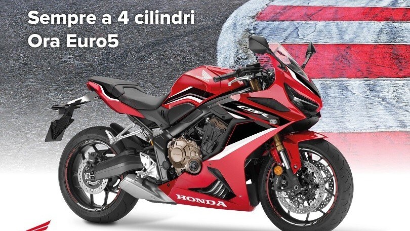 Honda CBR650R, aggiornamento per la sportiva a 4 cilindri