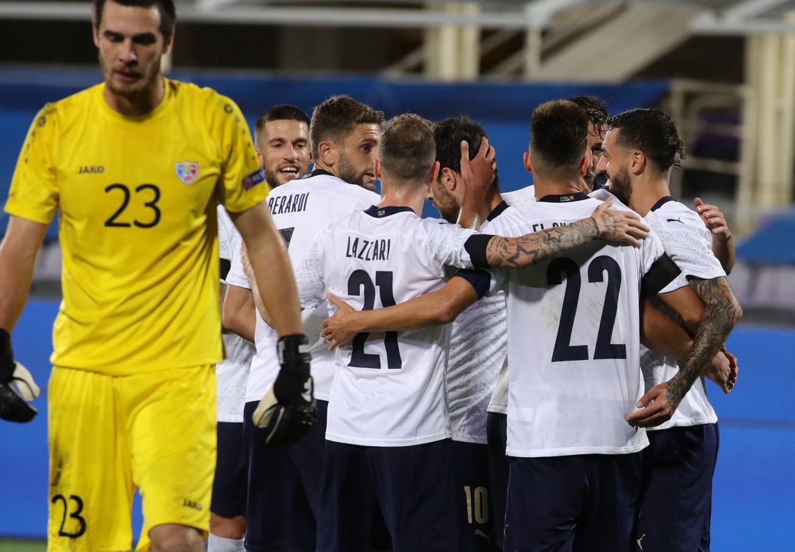 Italia super con la Moldova: apre Cristante, El Shaarawy show