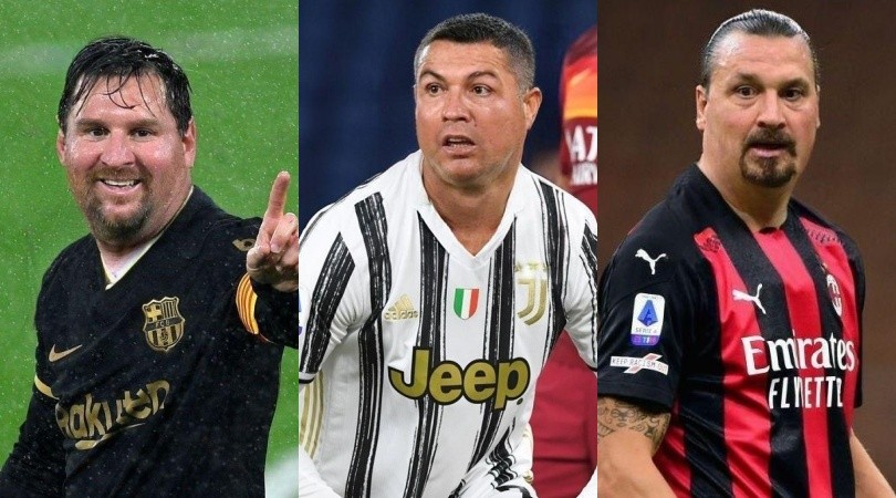 Ronaldo, Messi e Ibra: se i giocatori fossero in sovrappeso