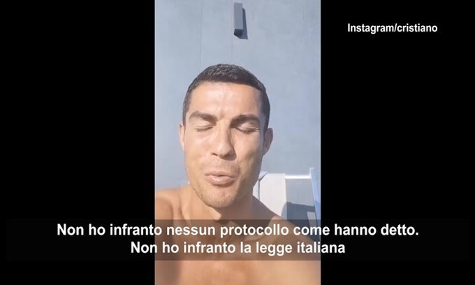 CR7 replica a Spadafora: "Non ho infranto nessuna legge"