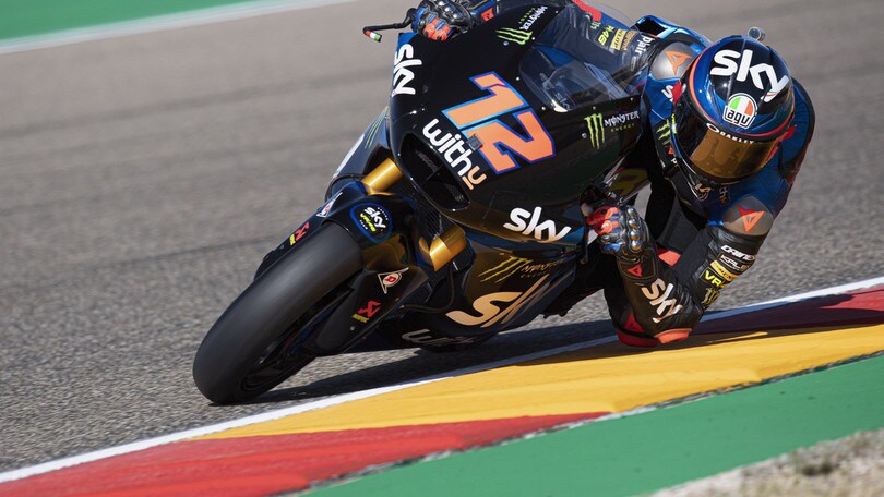 Gp Aragon: Lowes firma la pole in Moto2, Bezzecchi secondo