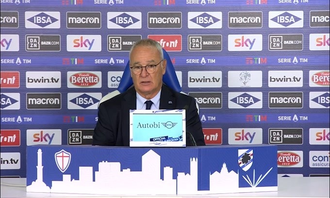 Ranieri: "3-0 ci fa dimenticare la sconfitta con il Benevento"