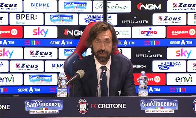 Pirlo: "La testa della Juve era al Crotone"