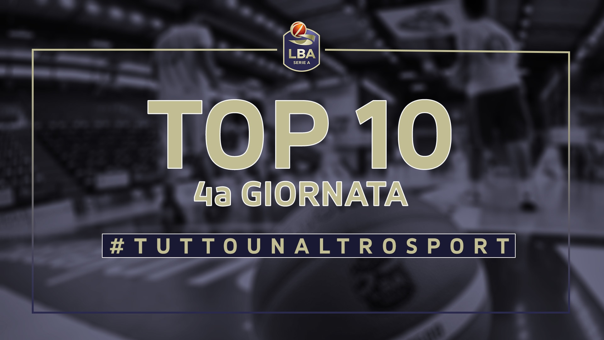 La Top Ten della 4a giornata del campionato di basket LBA