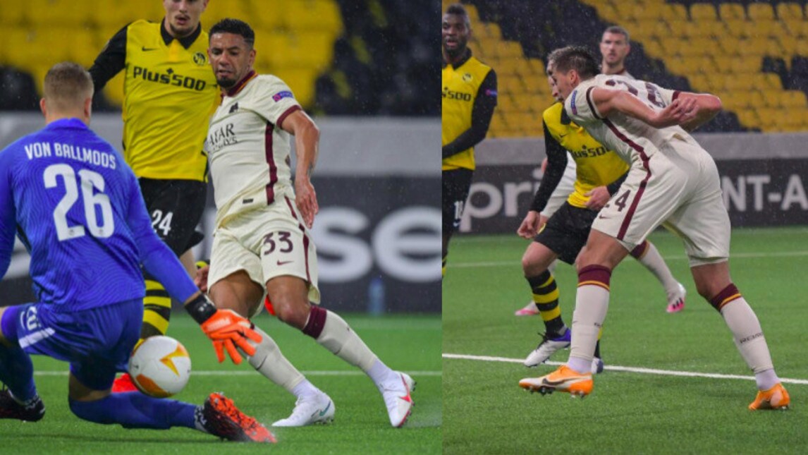 Roma, che rimonta in Europa League: decisivi Bruno Peres e Kumbulla
