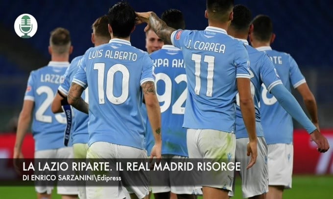 La Lazio riparte. Risorge il Real Madrid