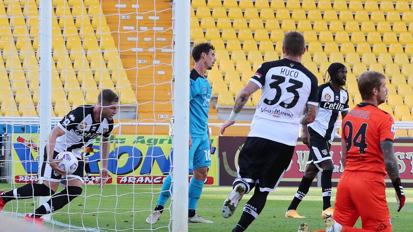 Kucka e tre pali beffano lo Spezia! 2-2 col Parma di Liverani
