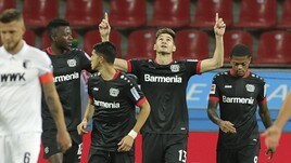 Alario trascina il Bayer Leverkusen al quarto posto