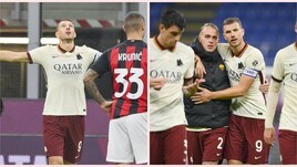 Dzeko show col Milan: l'urlo a Giacomelli, l'esultanza di rabbia e l'abbraccio a Karsdorp