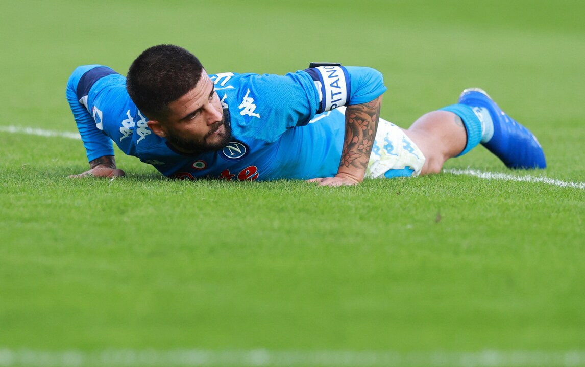 Napoli, Insigne respira: lieve contrattura