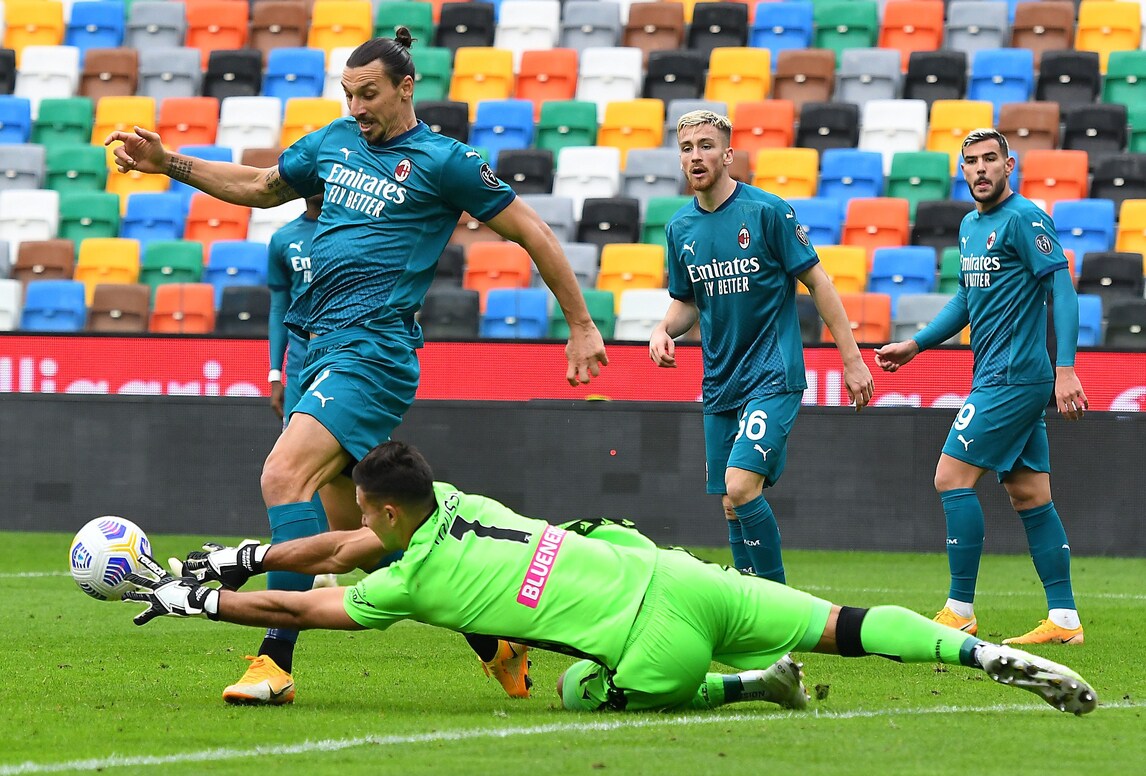 Udinese-Milan 1-2, il tabellino