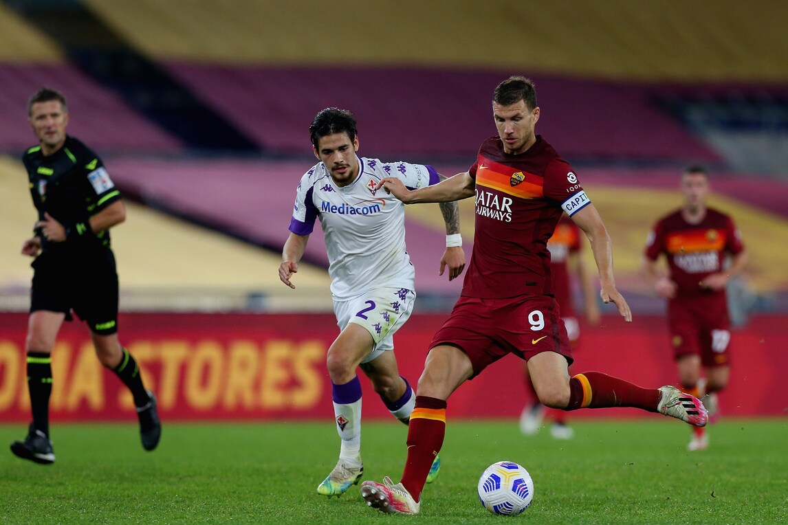 Roma-Fiorentina 2-0, il tabellino