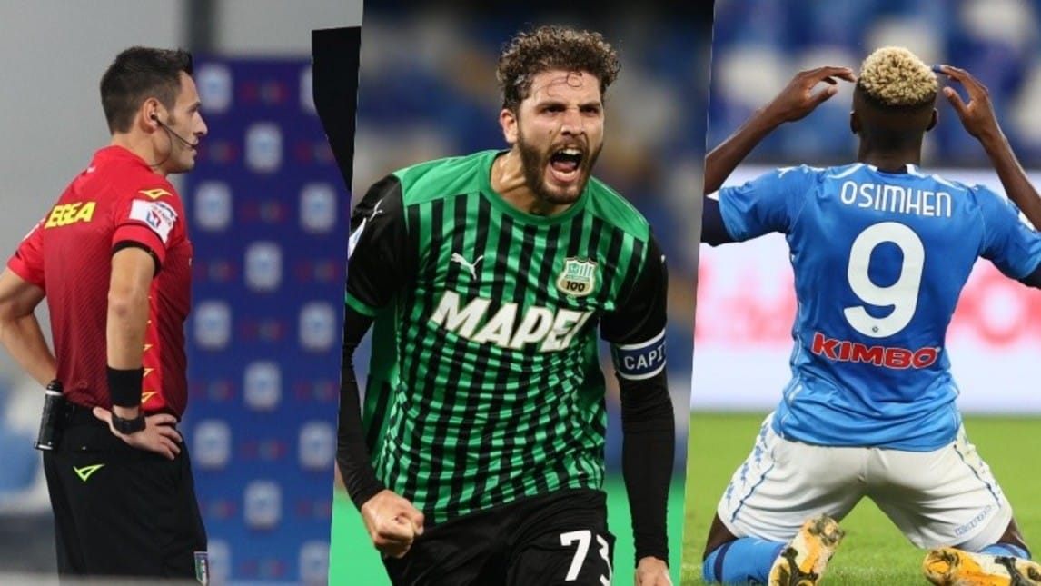 Il Napoli cade col Sassuolo, il Var è protagonista