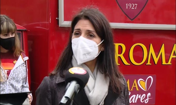 Virginia Raggi: "Grazie alla Roma per prendersi cura dei romani"