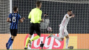 Inter, reazione a metà: il Real Madrid manda Conte all'ultimo posto