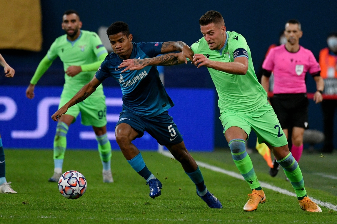 Zenit-Lazio 1-1, il tabellino