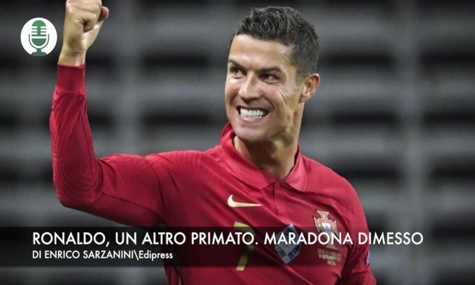 Ronaldo, un altro primato. Maradona dimesso