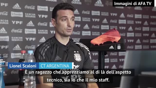 Scaloni: "Dybala? Momento difficile e Lautaro..."