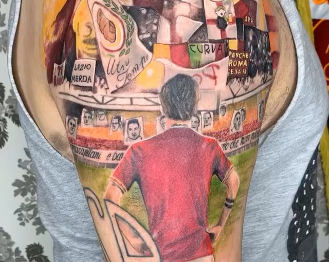 Roma, il tifoso è pazzo per Zaniolo: ecco il mega tatuaggio in suo onore