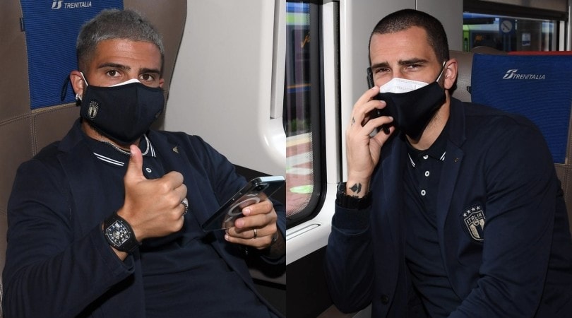 Insigne rassicura, Bonucci parla al telefono