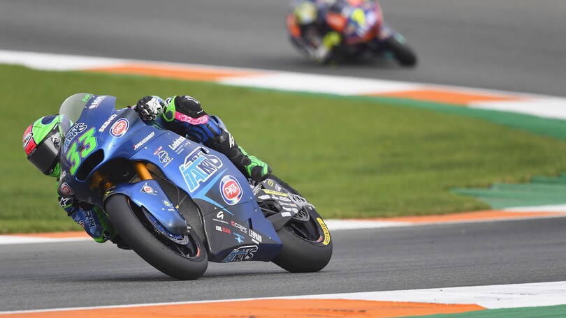 Gp Valencia: Martin vince in Moto2, terzo Bezzecchi