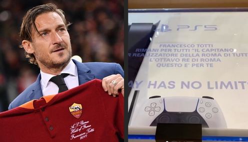 Totti, PlayStation lo celebra con una dedica speciale
