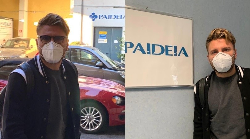 Lazio, l'arrivo di Immobile in Paideia