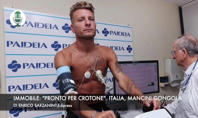 Immobile: "Pronto per Crotone". Italia, Mancini gongola