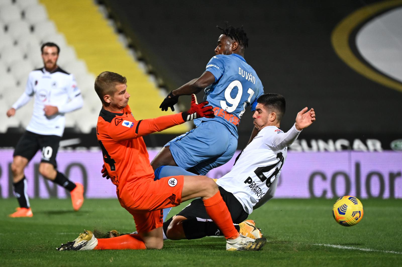 Spezia-Atalanta 0-0: pali di Farias e Zapata, annullato un gol a Gosens