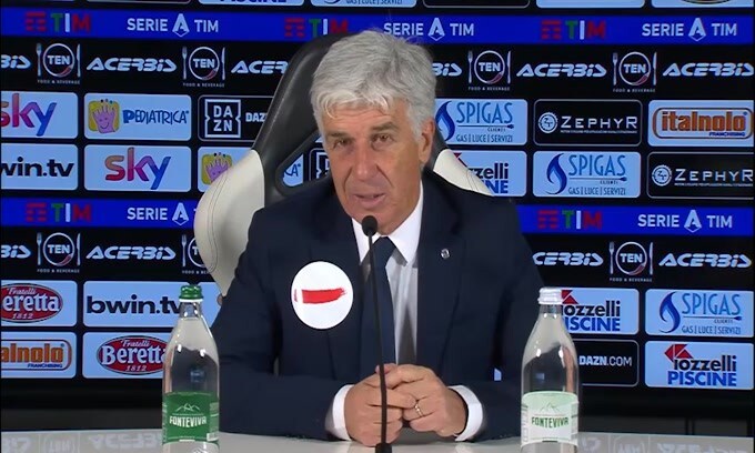 Gasperini: "Turnover? Ho messo la miglior formazione possibile"