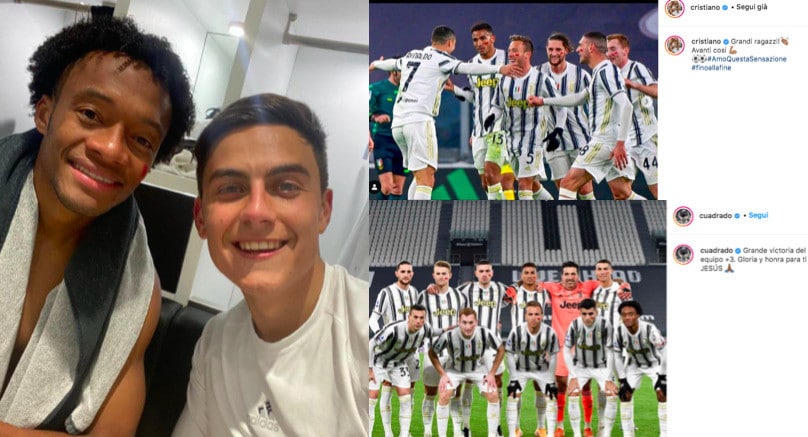 Juve, gioia sui social dopo il successo con il Cagliari: "Grande prova di squadra"